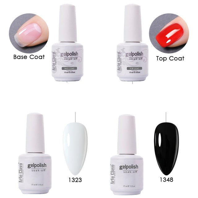 Topcoat & Basecoat Reinforce Gel Remover | Arte Clavo 15ml Nail Paint