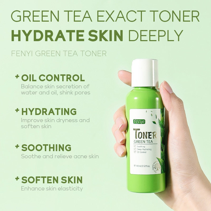 Japan Green Tea Facial Serum Makeup | Dry Oily Glowing Skin Face Cream