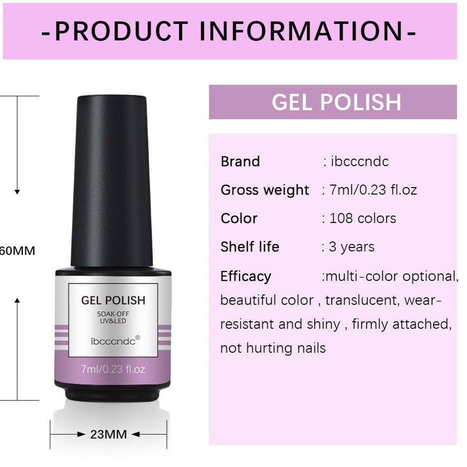 INPING Gel Nail Polish Set, 10pcs Spring Summer Gel Nail Polish Kit Soak  Off LED Lamp Glitter Nude Pastel Gel Polish Manicure Kit for Starter,  8ml/0.27oz Macaron