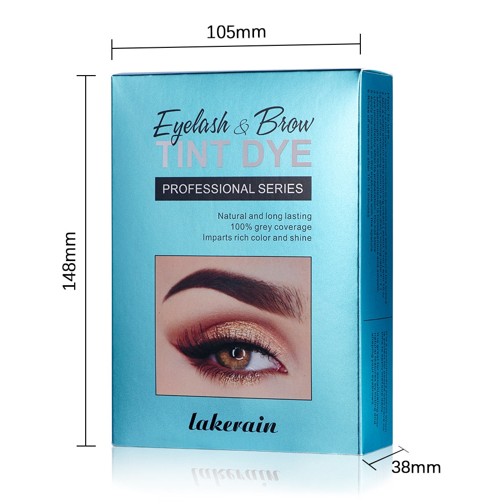 Eyelash Eyebrow Tint Kit Semi Permanent Brow Dye Tattoo Long-lasting Cream