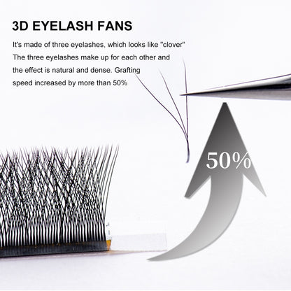 Yelix 3D W Eyelash Extension | 3D Mink Eyelash W Fake Lash Extension