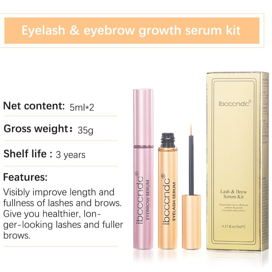 Eyebrow & Eyelash Growth Serum Mascara Grow Longer Hair Enhancer