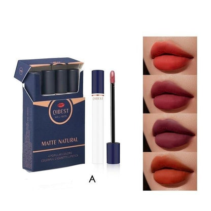 Matte Lipstick 4 Color/Set 