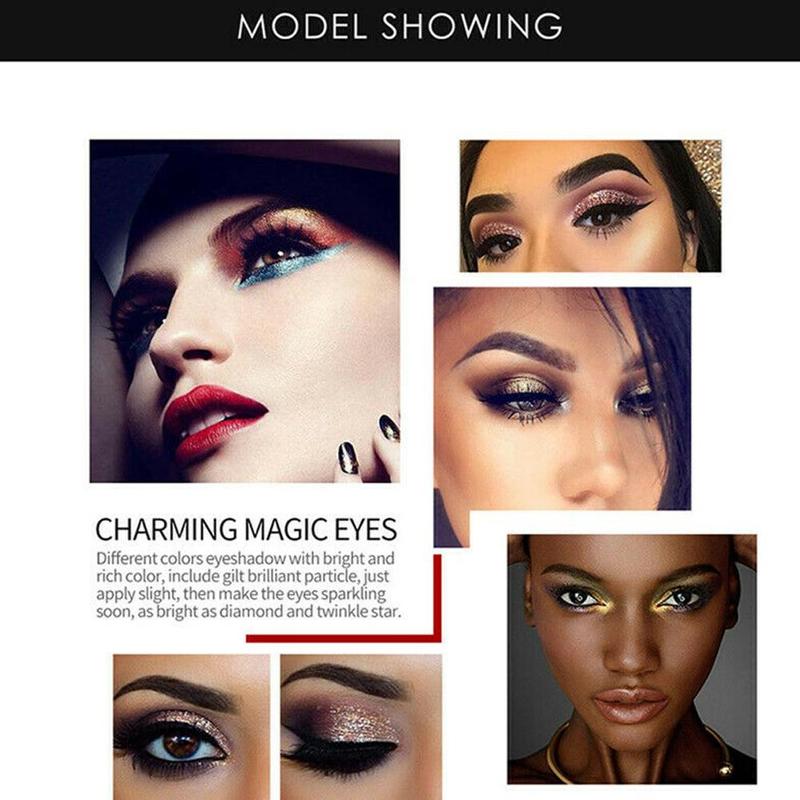 Eyeshadow Makeup Pallete | Eyeshadow Luminous Glitter Shimmer Eyeliner