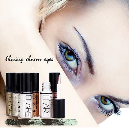 Eyeshadow Makeup Pallete | Eyeshadow Luminous Glitter Shimmer Eyeliner