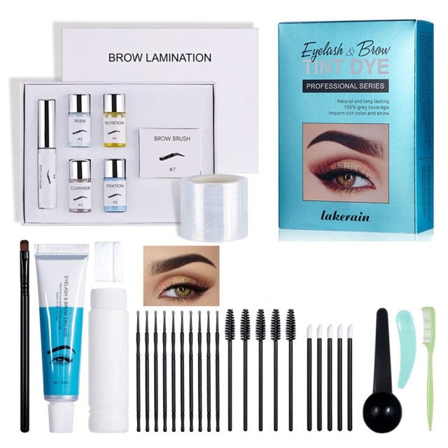 Brow Lamination And Tint Kit | Lash & Eyebrow Lifting Eyelash Growth