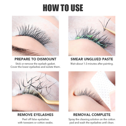 NATUHANA Eyelash Glue Remover | Lash Extension Adhesive Remover Clean