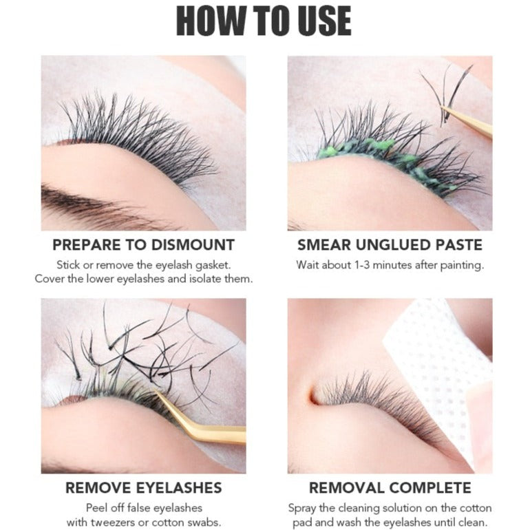 Eyelash Glue Remover | Lash Glue Cleaning | Adhesive Remover