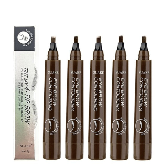 Pro Eyebrow Pen |  Beauty Eye Brow Pencil With Brush Waterproof
