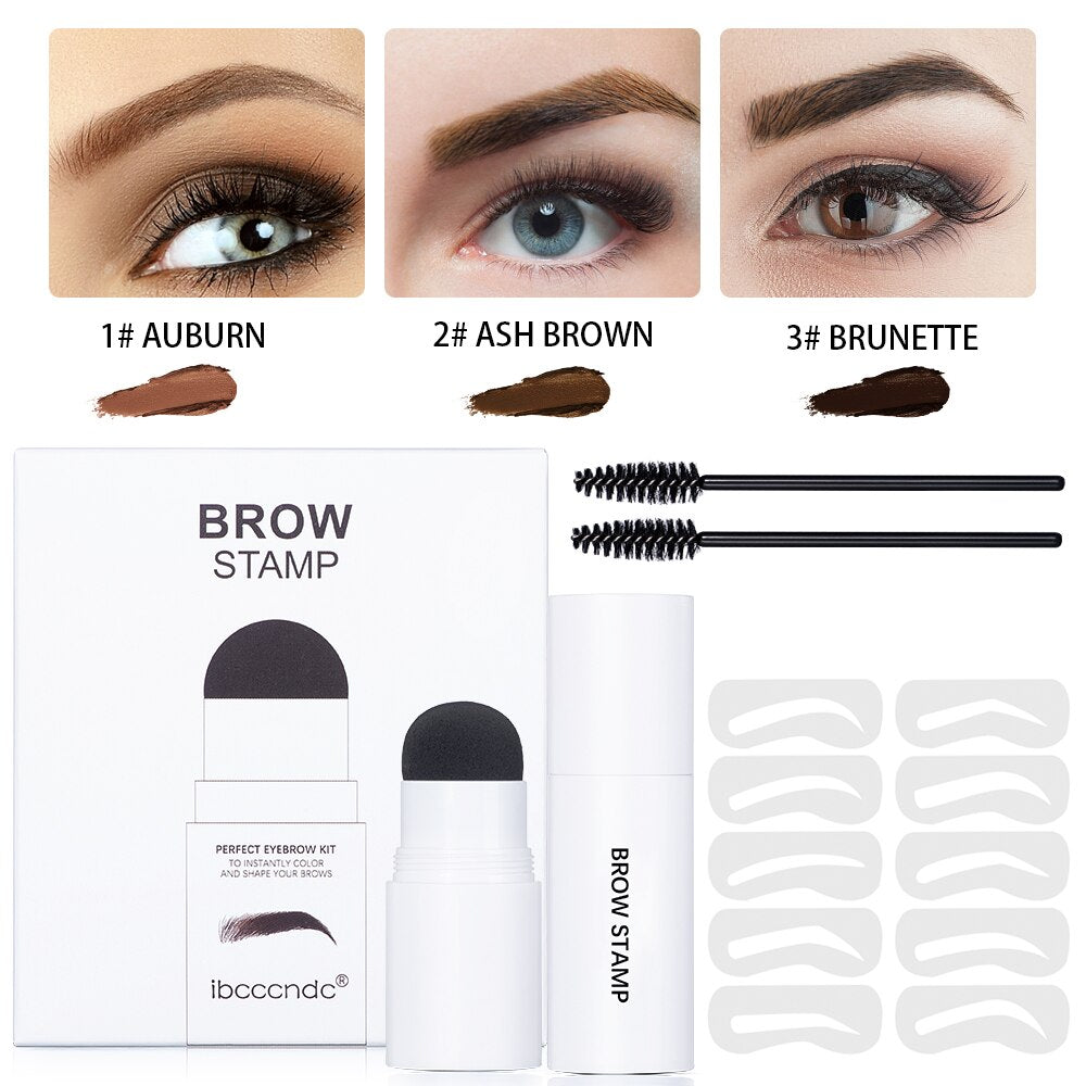 Eyebrow Stamp Kit | Eye Brow Makeup Stencil Set | Best Eyebrow Stamp