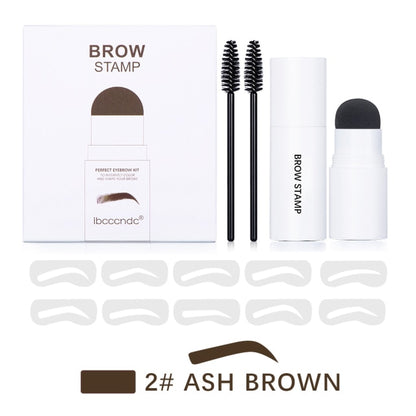 Ash Brown Eyebrow Stamp Kit | Eye Brow Makeup Stencil Set | Best Eyebrow Stamp