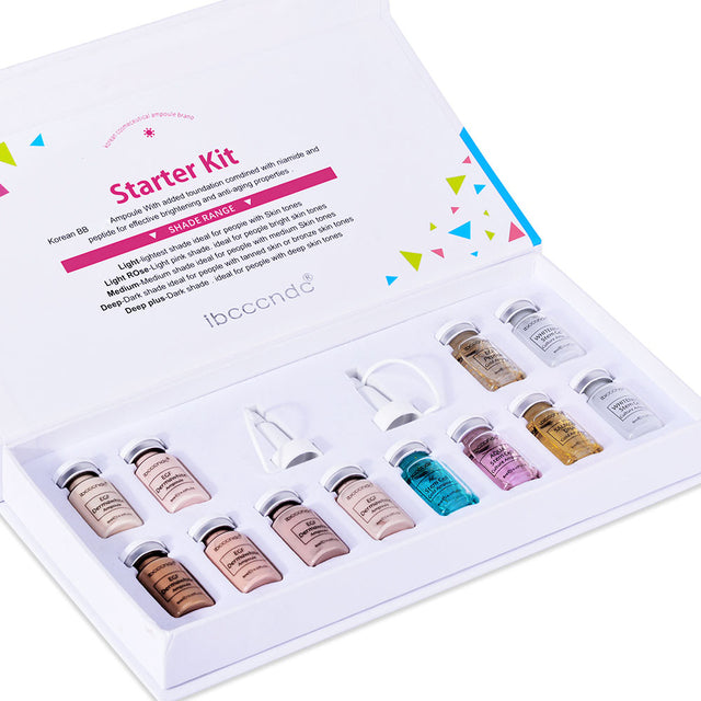 Face BB & CC Cream Kit | Foundation Concealer Gold Serum Anti-Wrinkle
