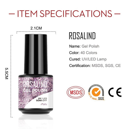 ROSALIND Professional Nail Set | Bride Manicure Nail Tool Glitter Kit